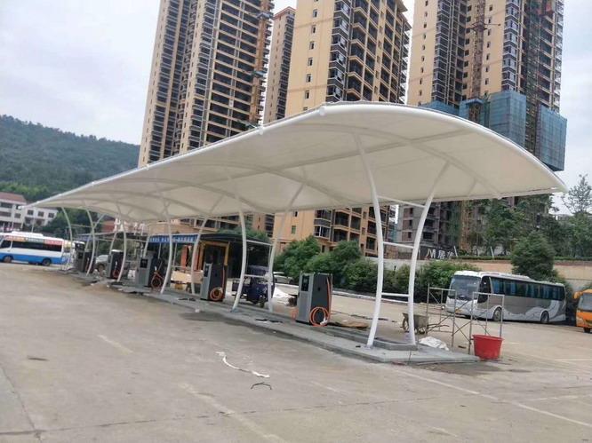 膜结构停车棚工程施工要点